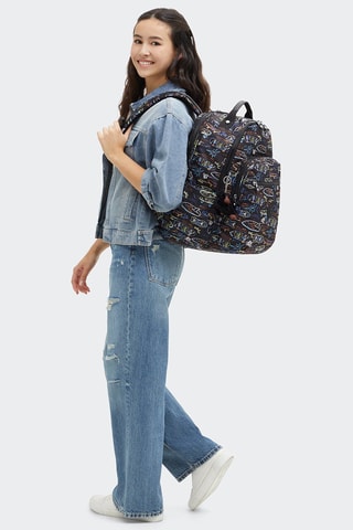 Mochila Seoul College - Preto e azul