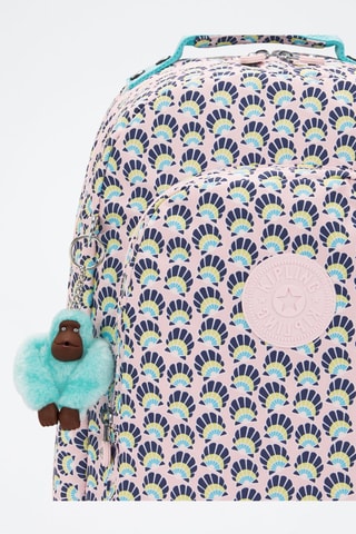 Mochila Class Room - Rosa e azul-marinho