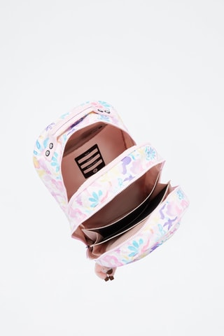 Mochila Class Room - Branco e rosa