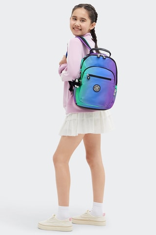 Mochila dip and dye Seoul - Violeta e azul