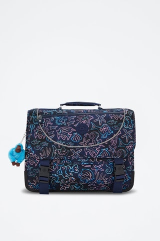 Pasta Preppy - Azul-marinho e rosa-maquilhagem