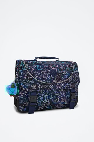 Pasta Preppy - Azul-marinho e rosa-maquilhagem