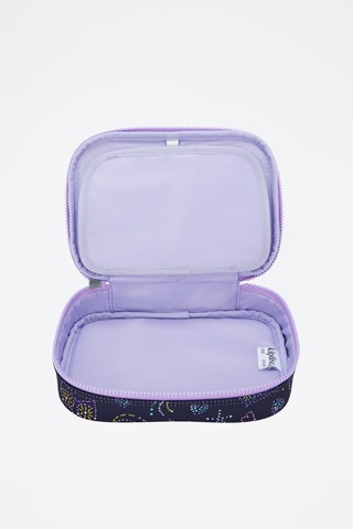 Estojo - Azul-escuro e malva