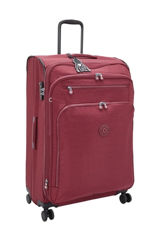 Mala de grande volume New Youri Spin (L) - Bordô - 76 cm