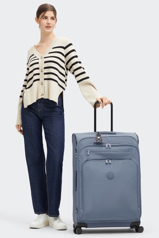 Mala de grande volume New Youri Spin (L) - Azul-claro - 76 cm