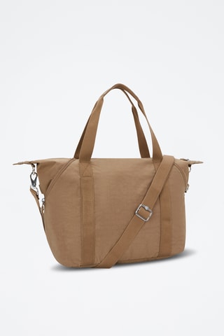 Mala de ombro Art - Bege-escuro