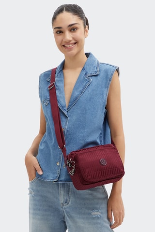 Mala a tiracolo Abanu - Bordô