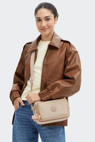 Mala a tiracolo Abanu - Bege-claro