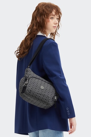 Mala a tiracolo em ganga Gabb - Cinzento