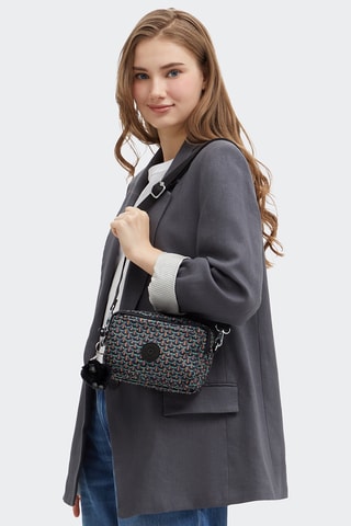 Mala a tiracolo Abanu - Cinzento-escuro e preto
