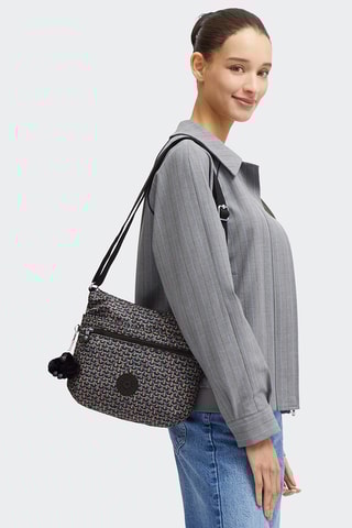 Mala a tiracolo Arto - Cinzento-escuro e preto