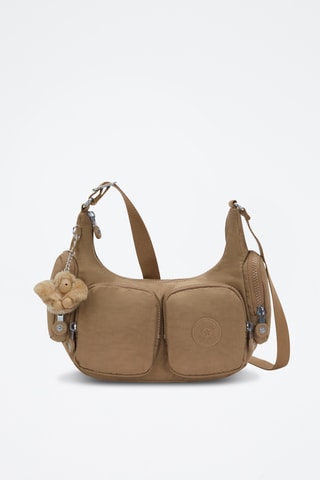 Mala a tiracolo Rikka S - Castanho-claro