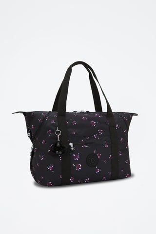 Mala shopper Art M - Preto e bordô