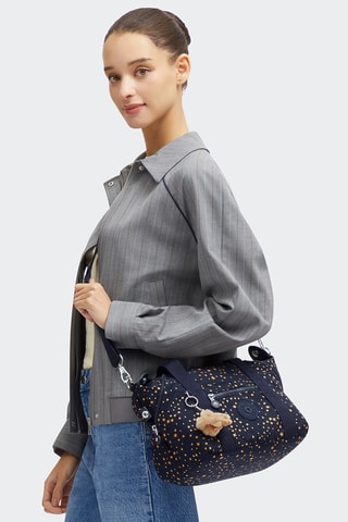 Mala shopper Art Mini - Azul-noite