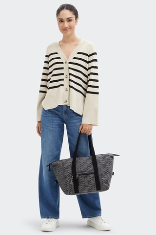 Mala shopper Casual Art - Cinzento-escuro