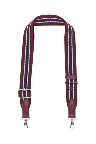 Alça de tiracolo - Bordô e azul-marinho