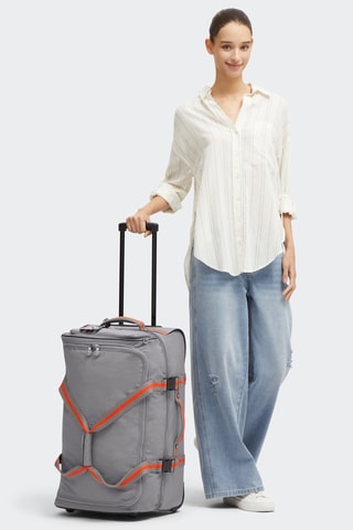 Saco de viagem com rodas Teagan M - Cinzento - 66 cm