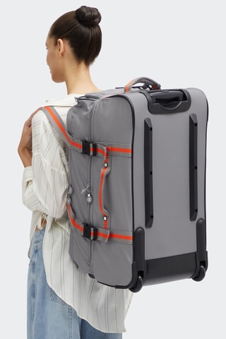 Saco de viagem com rodas Teagan M - Cinzento - 66 cm