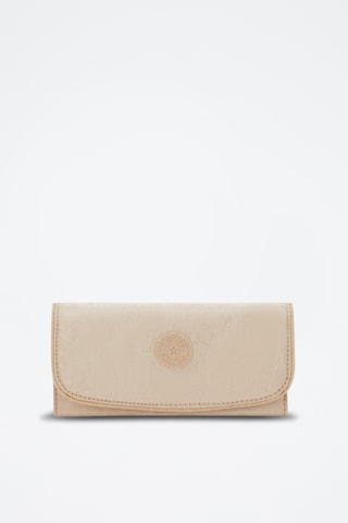 Carteira comprida Money Land - Bege-claro