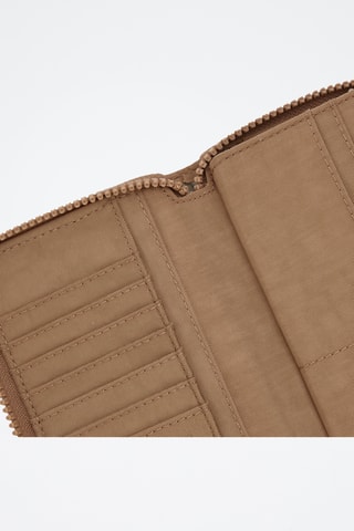 Carteira comprida Money World - Bege