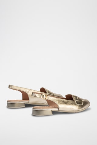 Ballerine in pelle - Dorato