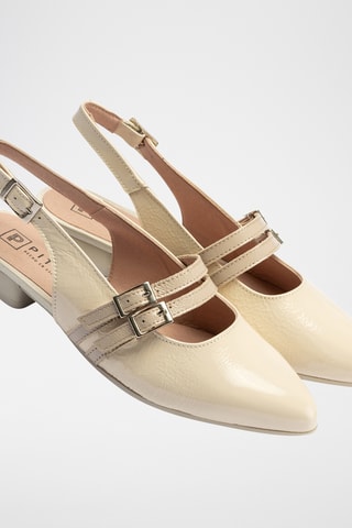 Scarpe baby in pelle verniciata - Beige