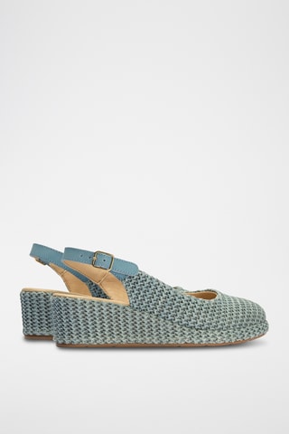 Espadrilles compensées - Bleu clair