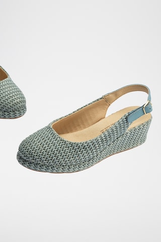 Espadrilles compensées - Bleu clair