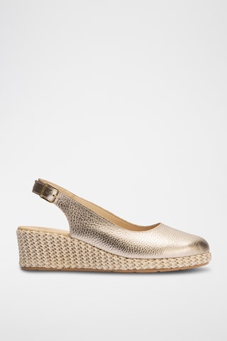 Espadrilles compensées - Doré