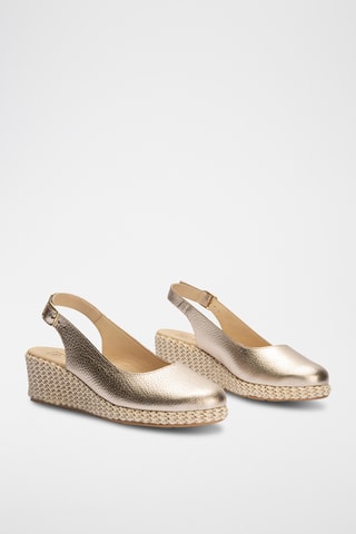 Espadrilles compensées - Doré