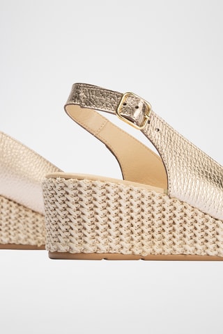 Espadrilles compensées - Doré