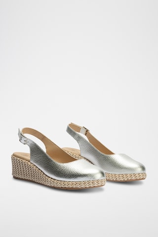 Espadrilles compensées - Argenté