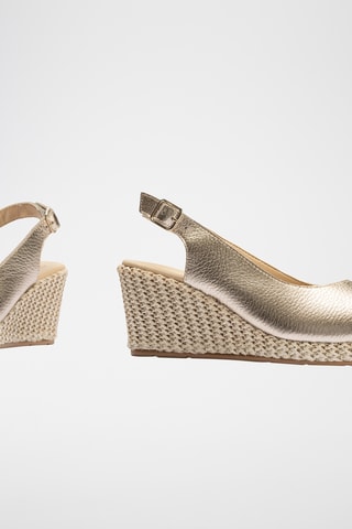 Espadrilles compensées - Doré