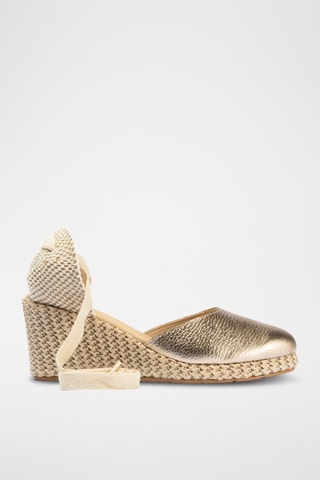 Espadrilles compensées - Doré