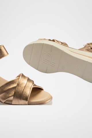 Sandales en cuir - Nude