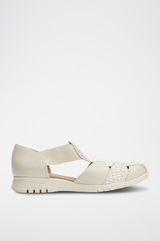 Sandali in pelle - Ecrù