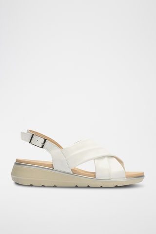 Sandali in pelle nappa - Bianco