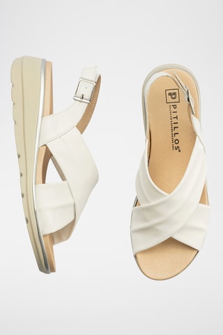 Sandali in pelle nappa - Bianco