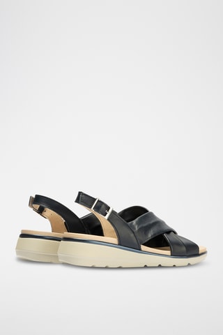 Sandali in pelle nappa - Navy