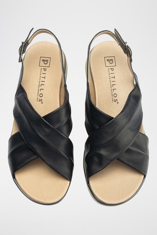 Sandali in pelle nappa - Navy