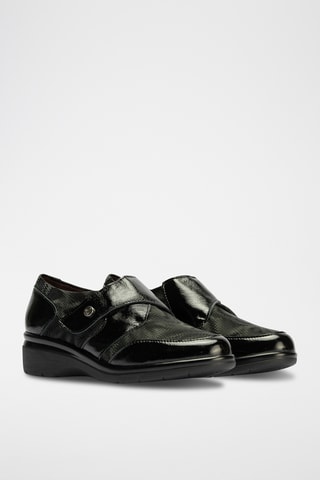 Derbys en cuir verni - Noir