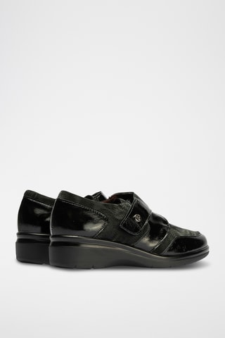 Derbys en cuir verni - Noir