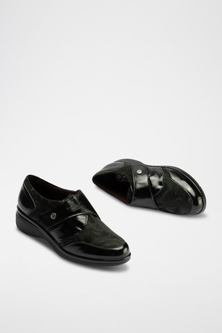 Derbys en cuir verni - Noir
