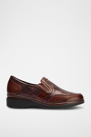 Slip-on in pelle - Bordeaux