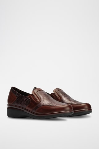 Slip-on in pelle - Bordeaux
