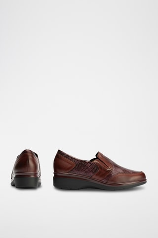 Slip-on in pelle - Bordeaux