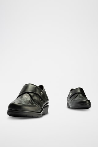 Stringate in pelle - Nero