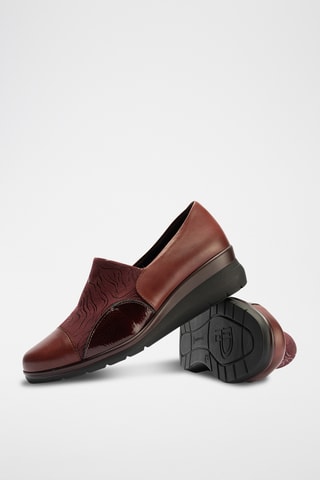 Mocassini in pelle nappa - Bordeaux