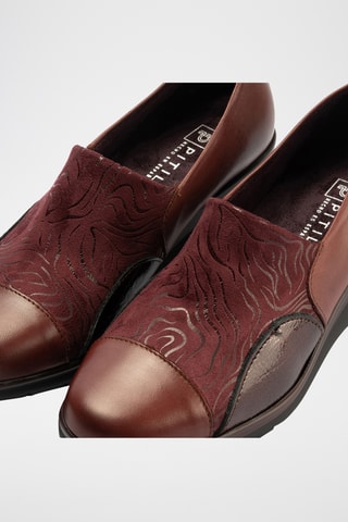 Mocassini in pelle nappa - Bordeaux