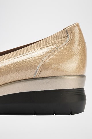 Ballerine in pelle verniciata - Beige